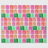 Papier Cadeau Motoneige Pop Art cool (Plat)