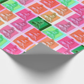 Papier Cadeau Motoneige Pop Art cool (Coin)