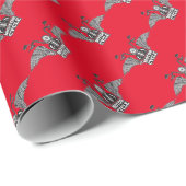 Papier Cadeau Motorcycle (Coin rond)