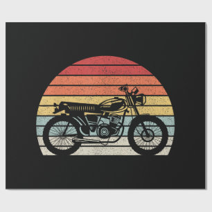 Papier Cadeau Motorcycle vintage