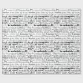 Papier Cadeau Mots inspirés (Plat)