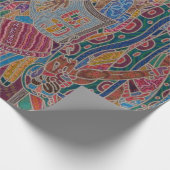 Papier Cadeau Mots réels dans la bibliothèque (Coin)