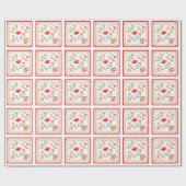 Papier Cadeau Mouchoirs d'amour de Valentine (Plat)