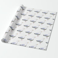 Mouette Oiseau Debout Oiseau de Rivage Faune Blanc