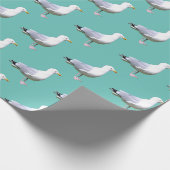 Papier Cadeau Mouette Oiseau Debout Oiseau de Rivage Nature Sarc (Coin)