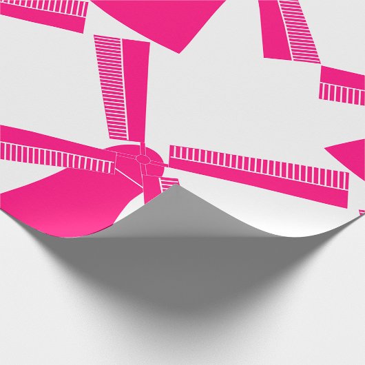 Papier Cadeau Moulin rose