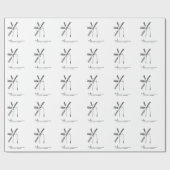 Papier Cadeau moulin sur arrière - plan blanc (Plat)