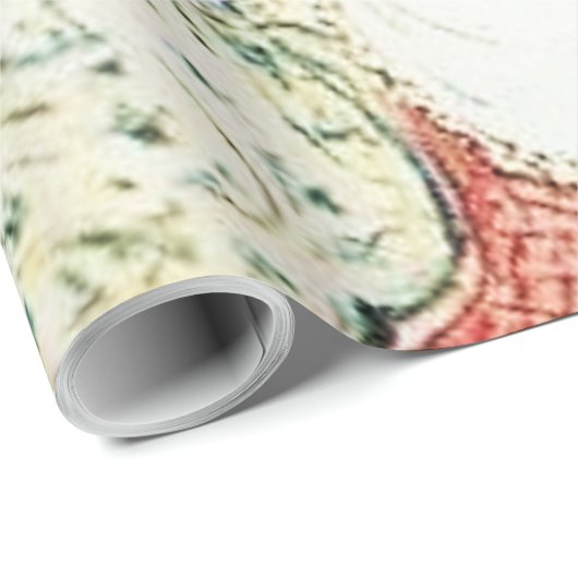 Papier Cadeau "Mouse Seamstress and Teacup" de Beatrix Potter (Coin rond)