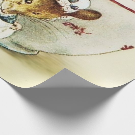 Papier Cadeau "Mouse Seamstress and Teacup" de Beatrix Potter (Coin)