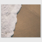 Papier Cadeau Mousse de mer sur sable (Plat)