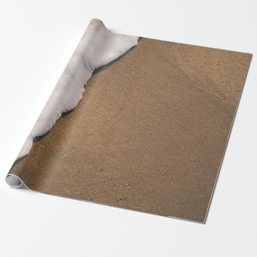 Papier Cadeau Mousse de mer sur sable (Déroulé)