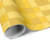 Papier Cadeau Moustard jaune (Coin rond)