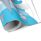 Papier Cadeau Moustique malade (Coin rond)