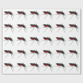 Papier Cadeau Moustique sanglant (Plat)