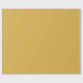 Papier Cadeau Moutarde épicée jaune uni (Plat)