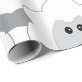 Papier Cadeau Mouton (Coin rond)
