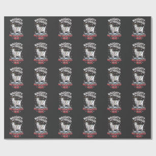 Papier Cadeau Mouton de Noël drôle et fier sans remords