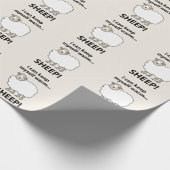 Papier Cadeau Moutons Je Peux Me Garder Moutons Chauds (Coin)