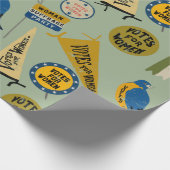 Papier Cadeau Mouvement Suffrage Femmes Mémorabilia Collage Impr (Coin)