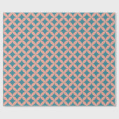 Papier Cadeau Moyenne du siècle Mod géométrique Rétro moderne Pê (Plat)