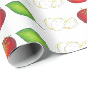 Papier Cadeau Mozzarella Tomato Basil Italien nourriture Caprese (Coin rond)