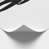 papier cadeau Mr et Mr blanc et noir (Coin)