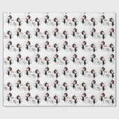 Papier Cadeau Mr & Mrs Bride et Groom Happiness (Plat)