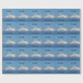 Papier Cadeau Mt Hood, Portland, Oregon (Plat)