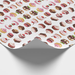 Papier Cadeau Muffins et friandises