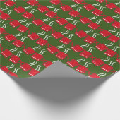 Papier Cadeau Mug Chocolat Chaud Café (Coin)
