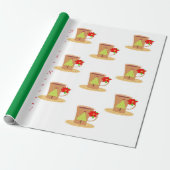 Papier Cadeau Mug Emballage de Noël (Déroulé)