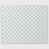 Papier Cadeau Mughal Bloom Dot in Teal and Flamingo (Plat)