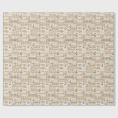 Papier Cadeau Mughal Floral Paisley : Ethnic Digital Elegance. (Plat)