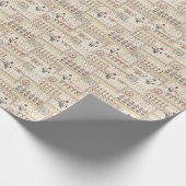 Papier Cadeau Mughal Floral Paisley : Ethnic Digital Elegance. (Coin)