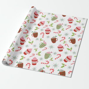 Papier Cadeau Mugs de Noël