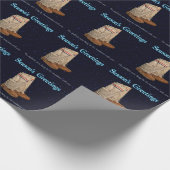 Papier Cadeau Mukluks de Noël (Coin)