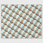 Papier Cadeau Mukluks Sur Neige (Plat)