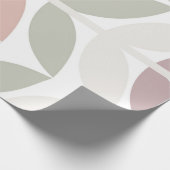 Papier Cadeau Multicolor Pastel Botanical Abstrait (Coin)