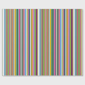Papier cadeau multicolor rayé Suzy (Plat)