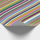Papier cadeau multicolor rayé Suzy (Coin)