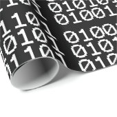 PAPIER CADEAU MUM BINAIRE (Coin rond)