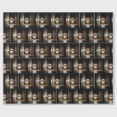 Papier Cadeau Munchkin de champignons qui brille dans une porte (Plat)