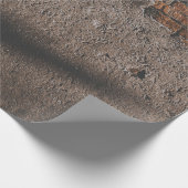 Papier Cadeau Mur avec briques cassées (Coin)
