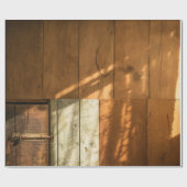 Papier Cadeau mur Brown en bois (Plat)