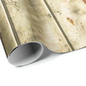 Papier Cadeau mur Brown en bois (Coin rond)