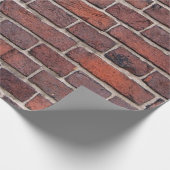 Papier Cadeau Mur Brown en brique (Coin)
