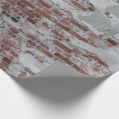Papier Cadeau Mur Brown en brique (Coin)