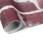 Papier Cadeau Mur Brown en brique (Coin rond)