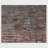 Papier Cadeau Mur Brown en brique (Plat)