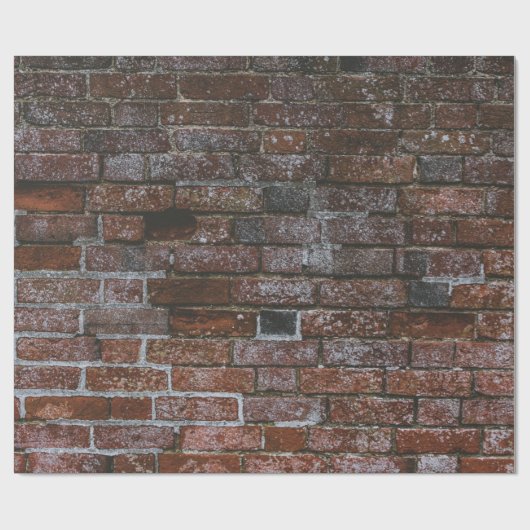 Papier Cadeau Mur Brown en brique (Plat)